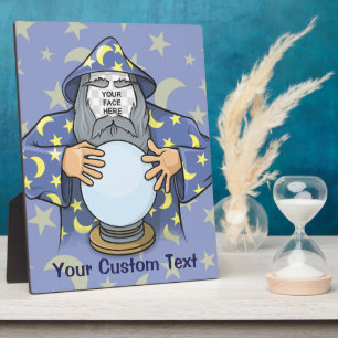 Plaque Photo Wizard with your face