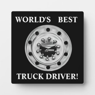 Plaque Photo World's Best Truck Driver