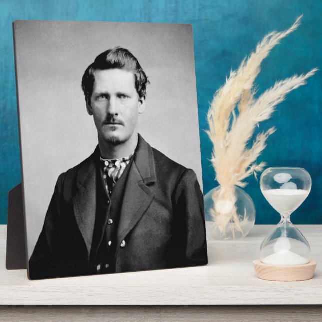 Plaque Photo Wyatt Earp : Lawman, Gunfighter, Gardien de salon (Côté)