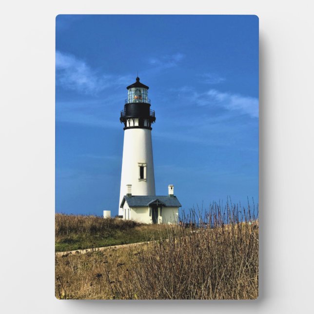 Plaque Photo Yaquina Head Lighthouse, Newport, Oregon (Devant)