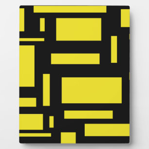 Plaque Photo Yellow Maze