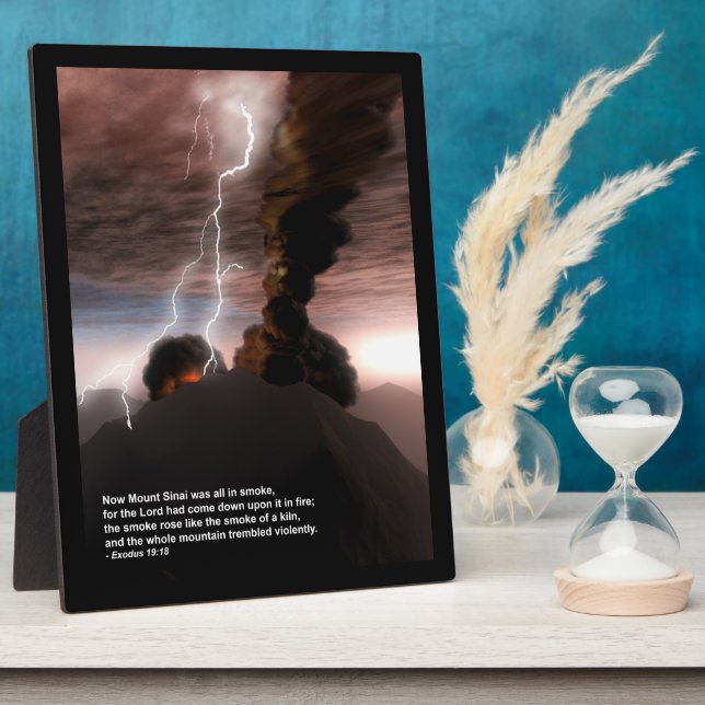 Plaque Photo Yitro - Mt Sinai (Côté)