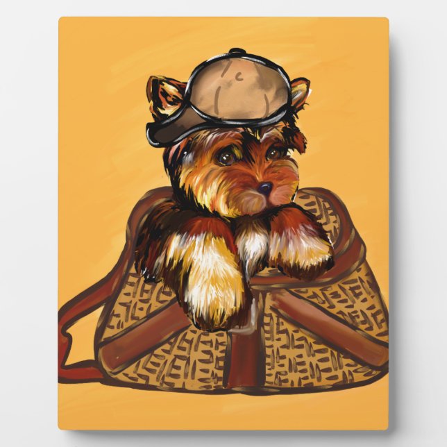 PLAQUE PHOTO YORKIE POO (Devant)