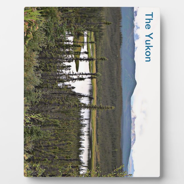 Plaque Photo Yukon Pond (Devant)