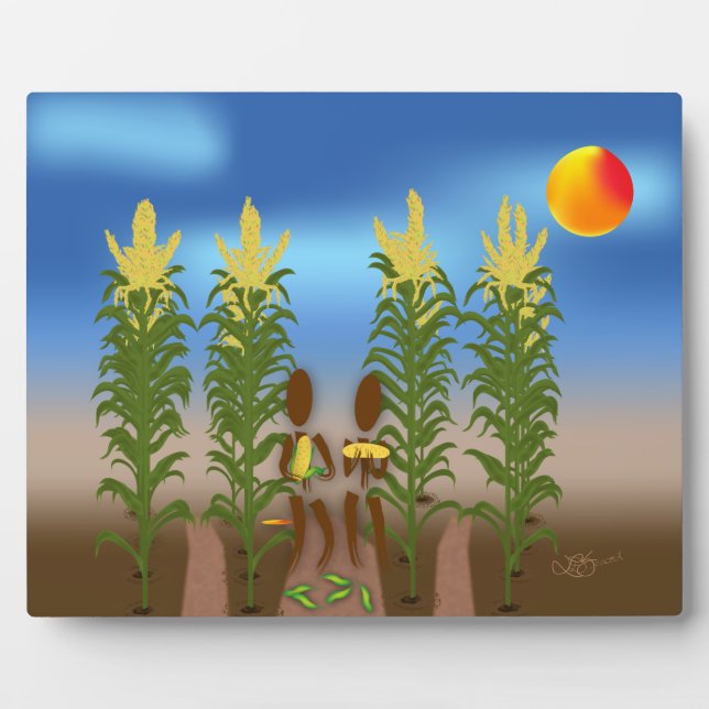 Plaque Photo Zinglees ~ Corn (Devant)