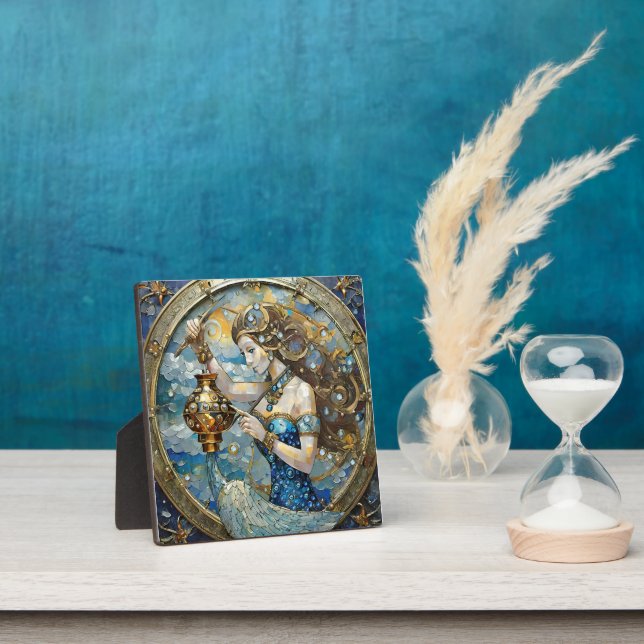 Plaque Photo Zodiac - Aquarius Le Porteur D'Eau (Insitu)