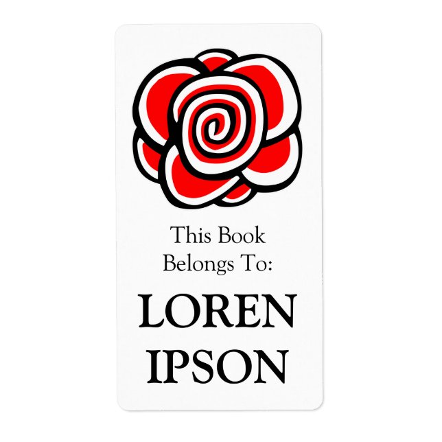 Plaque rose (Devant)