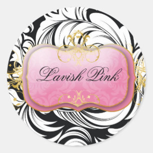 Plaque rose 311-Lavish Noir Stickers