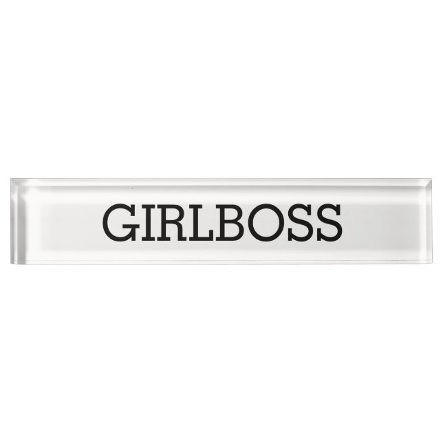 Plaque signalétique de GIRLBOSS (Devant)