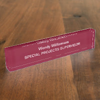 Plaque signalétique du bureau d'affaires de Bourgo