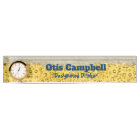 Plaque signalétique du bureau de la bière