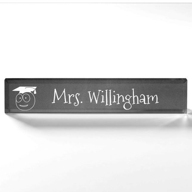 Plaque signalétique faite sur commande du bureau (Devant)