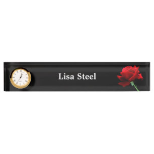 Plaque signalétique nommée faite sur commande de