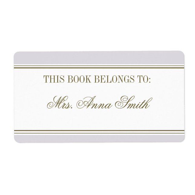 Plaque simple en bande (Devant)