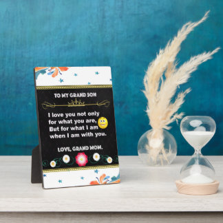 Plaque tabletop, cadeau à ma petite fille sur