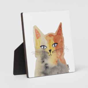 Plaque tablette d'aquarelle Cat Art