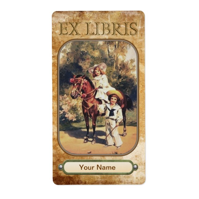 Plaques de livres pour enfants Pony (Devant)