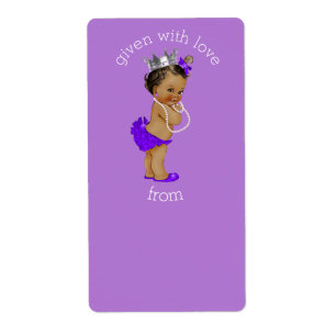 Plaques de livres Purple Ethnic Princess