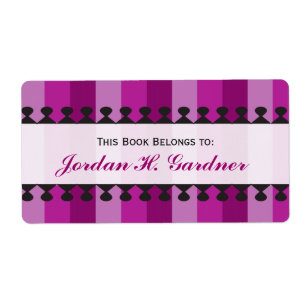 Plaques de livres violettes Bright Awnings