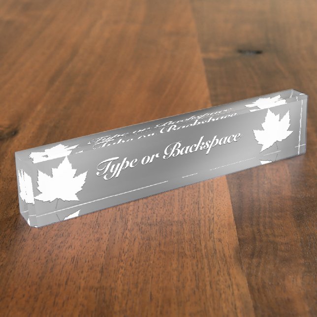 Plaques de nom du Canada Personnalisées Plaque de  (Taille)