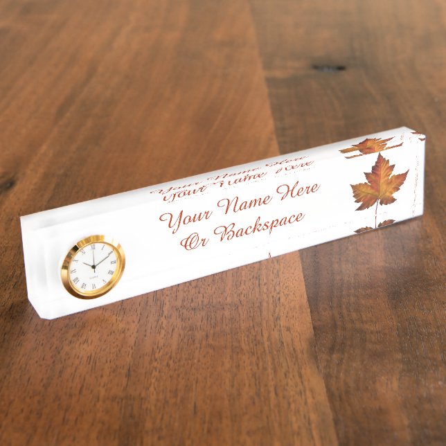 Plaques de nom du Canada Personnalisées Plaque de  (Taille)