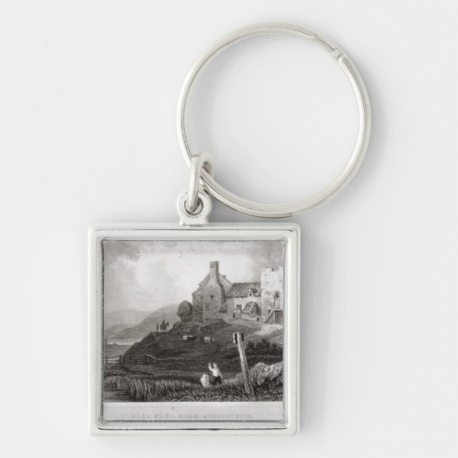 Plas Crug, near Aberystwyth, Cardiganshire (etchin Keychain (Front)