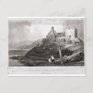 Plas Crug, near Aberystwyth, Cardiganshire (etchin Postcard