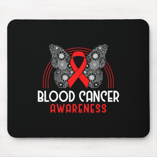 Plasma Cell Myeloma Survivor Blood Cancer Awarenes Mouse Pad (Front)