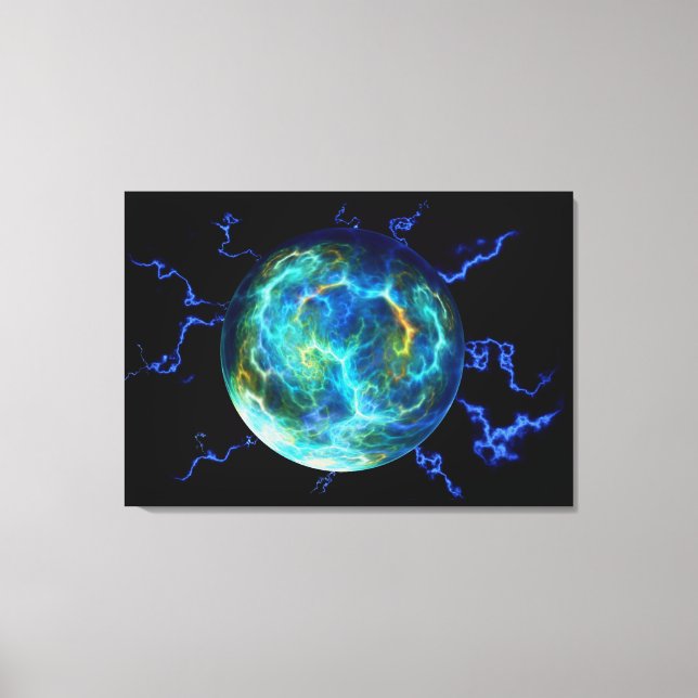 Plasma Electric Canvas Print (Front)