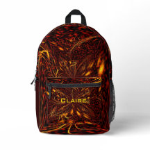 Plasma Fire customizable print cut sew bag