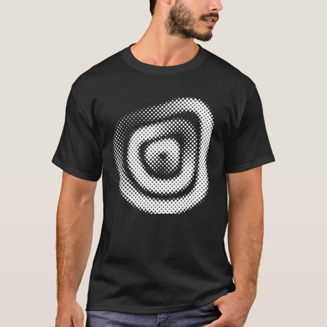 plasma halftone design T-Shirt (Front)