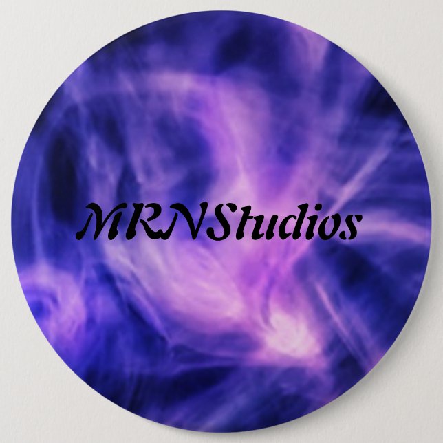 Plasma Hug 6 Inch Round Button (Front)