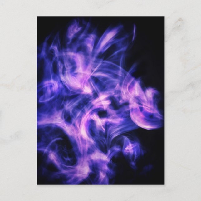 Plasma Hug Holiday Postcard (Front)