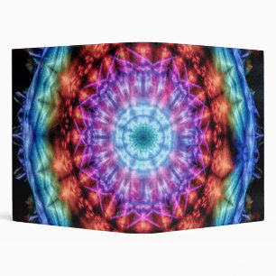 Plasmagoria - Psychdelic Tie Dye Mandala Binder