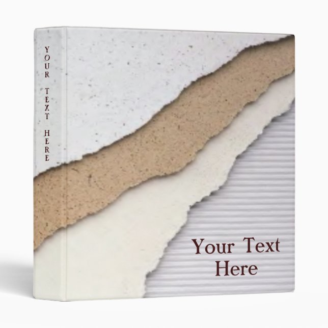Plaster Coating Avery Binder (Front/Spine)