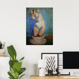 Plaster Statuette Female Torso by Vincent van Gogh Poster