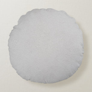 Plaster texture white housewall round pillow