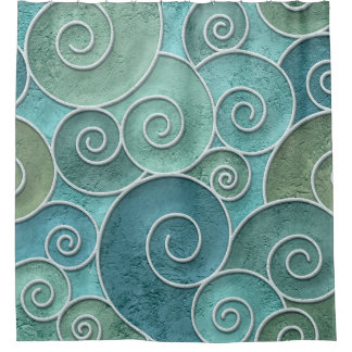 Plaster wall seamless texture with swirls pattern,