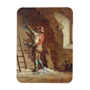 Plasterer, c.1807 (oil on panel) magnet