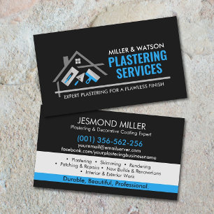 Plastering Services  Business Card