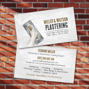 Plastering Services  Business Card