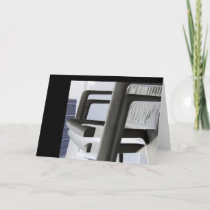 Plastic Chair Vertebrae Card