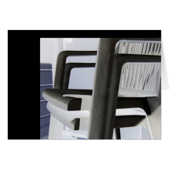 Plastic Chair Vertebrae Card