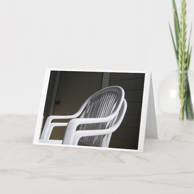 Plastic Chairs Coupled Card (Front)