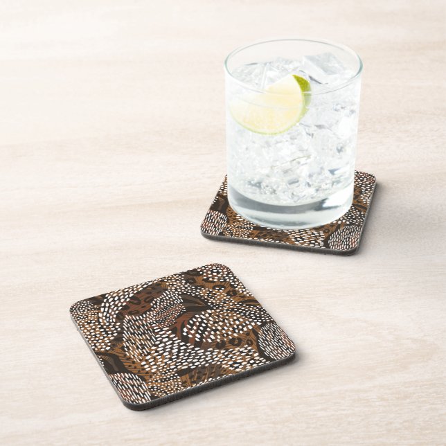 Plastic Coasters Animal Print (Right Side)