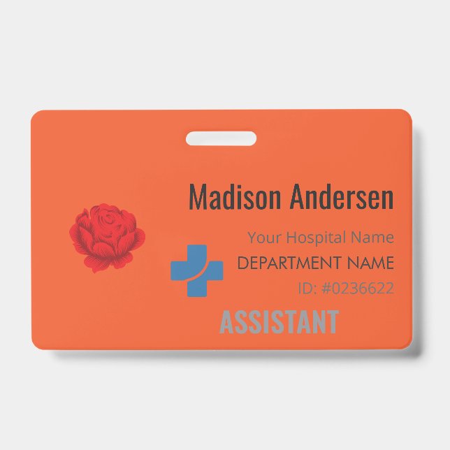 Plastic Event Pass – Entry.ID.Office.Meeting Badge (Front)