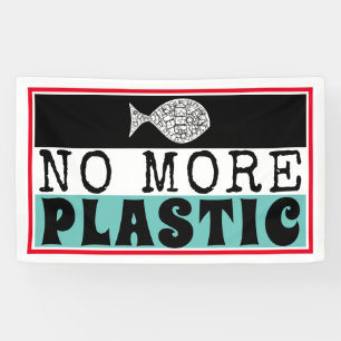 Plastic Fish, Climate Change Banner