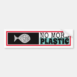 Plastic Fish, Climate Change Bumper Sticker