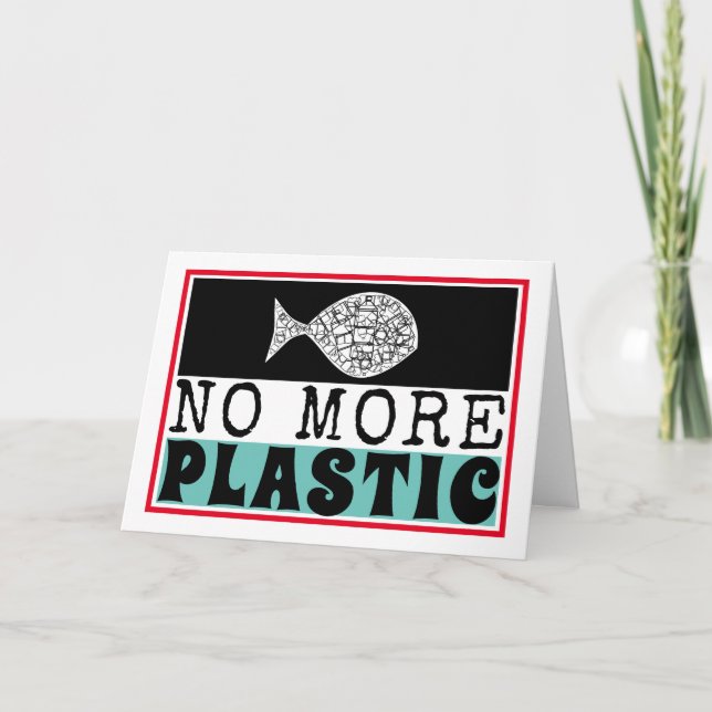 Plastic Fish, Climate Change Card (Front)