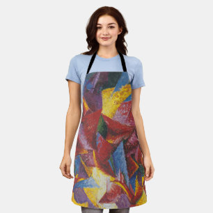 Plastic forms of a horse - Umberto Boccioni Apron